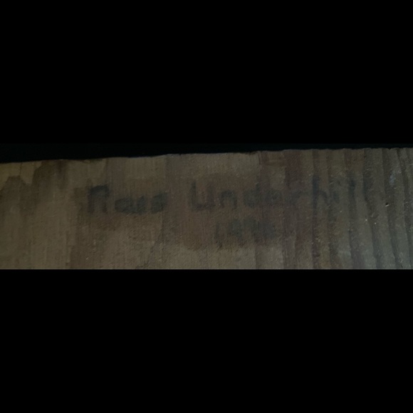 Hand painted Medieval Tapestry on Wood - Picture 5 of 5